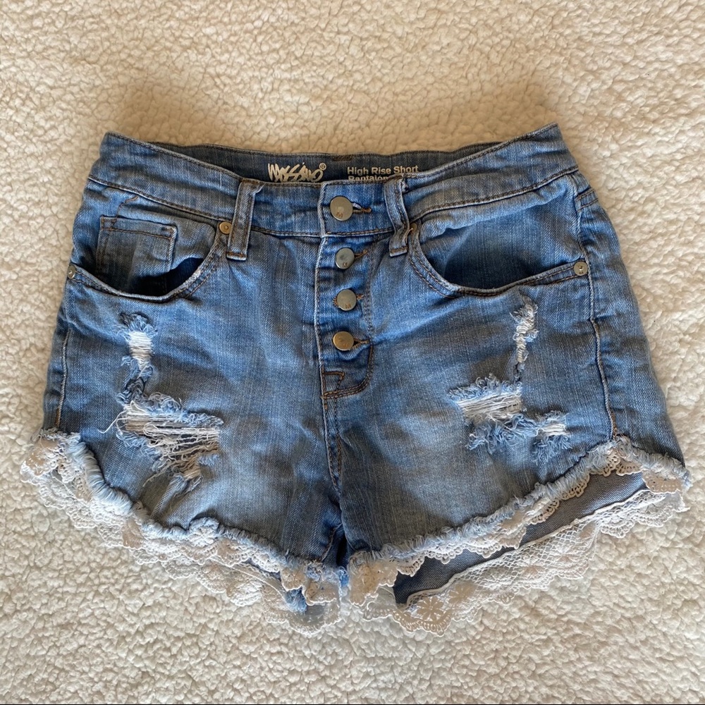 Free with a purchase! MOSSIMO Jean Lace Shorts